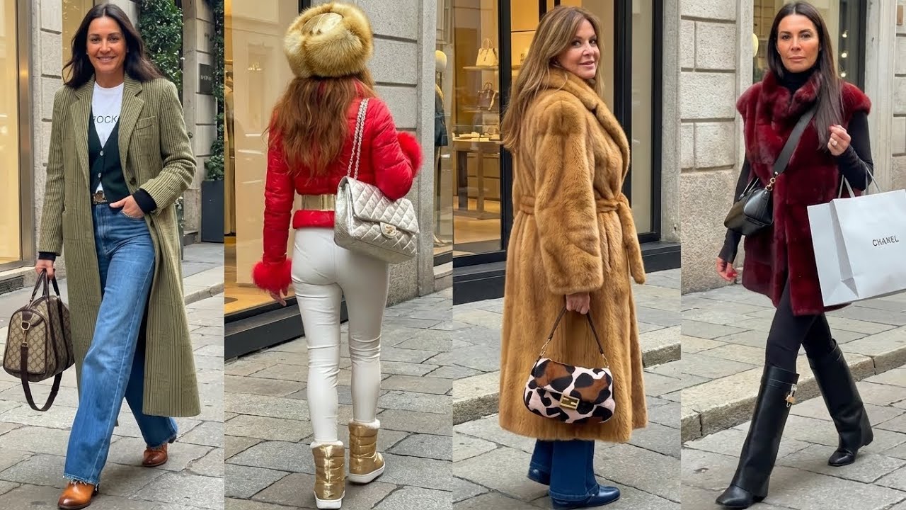 Milan Holiday’s Winter Street Style Fashion 2025 • Milanese Christmas Season Street Outfit❄️