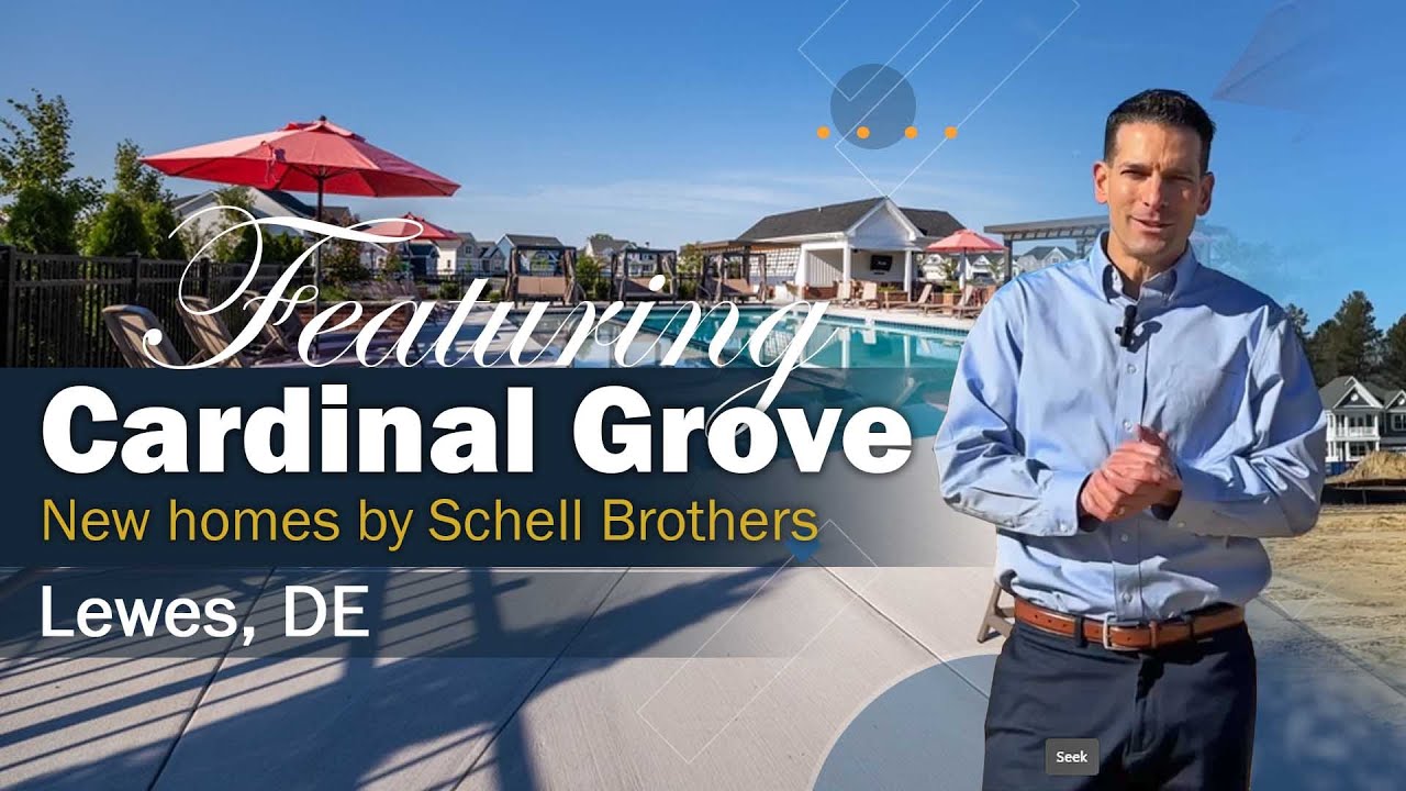 Discover Cardinal Grove in Lewes, DE: Luxury New Homes by Schell Brothers!