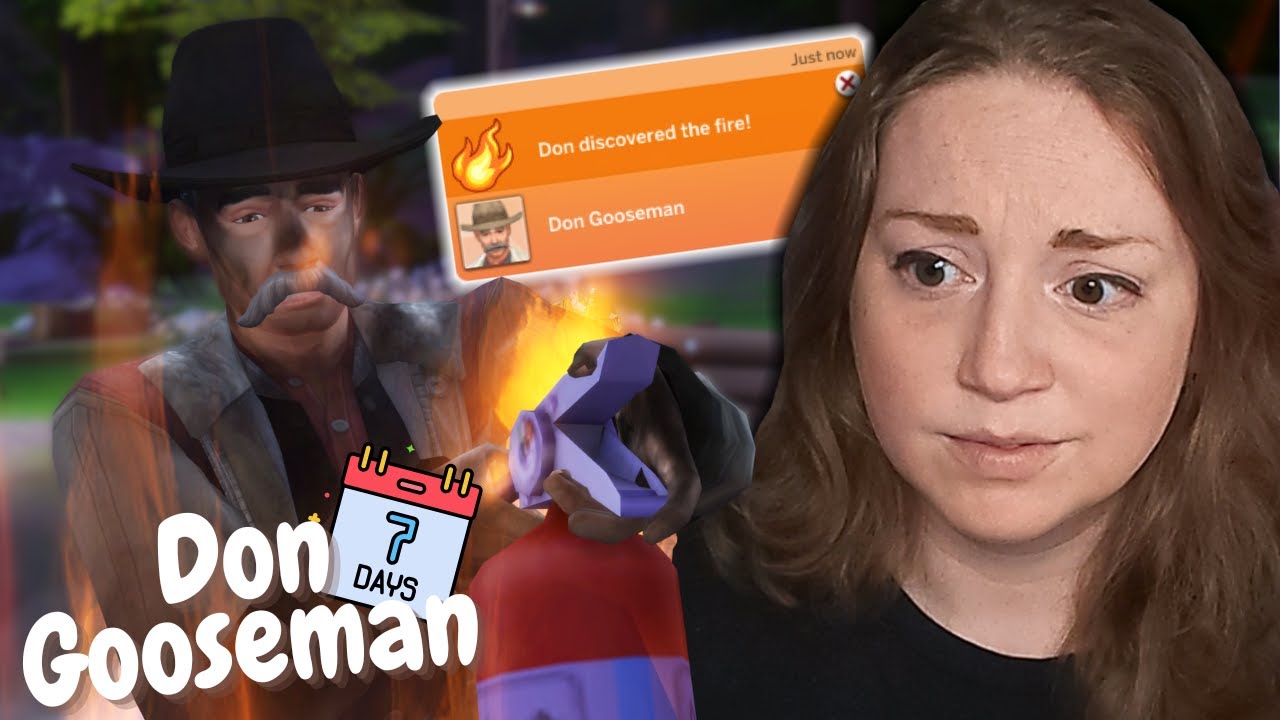 I spent a week with DON GOOSEMAN in The Sims 4...