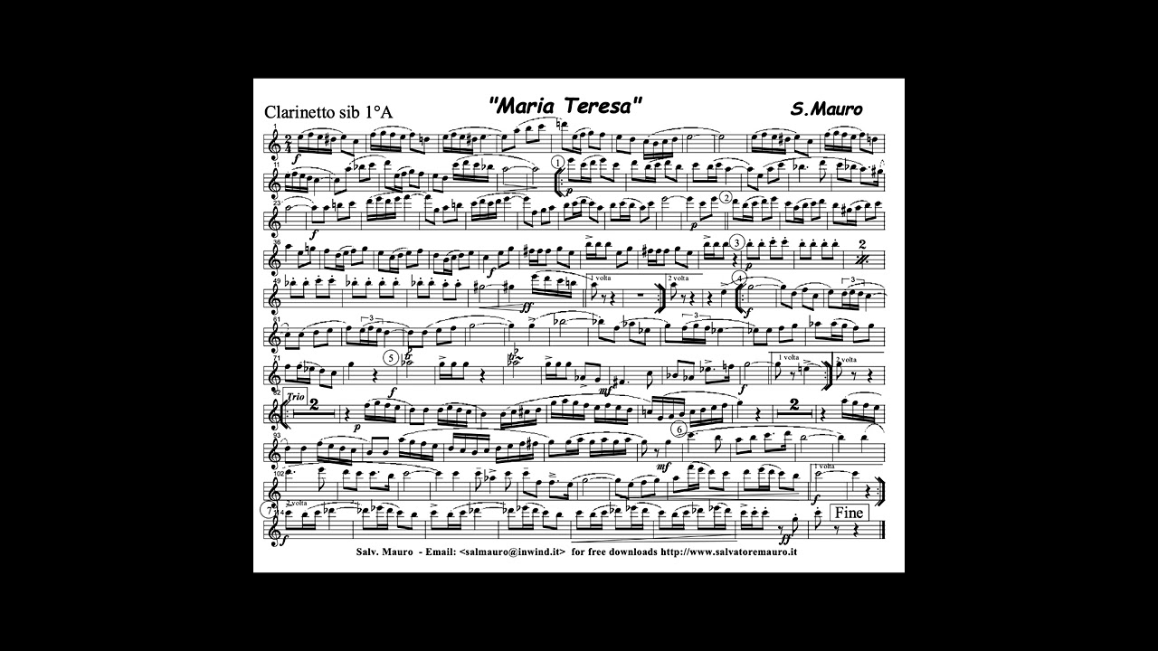 Maria Teresa - Salvatore Mauro (Marcia caratteristica)