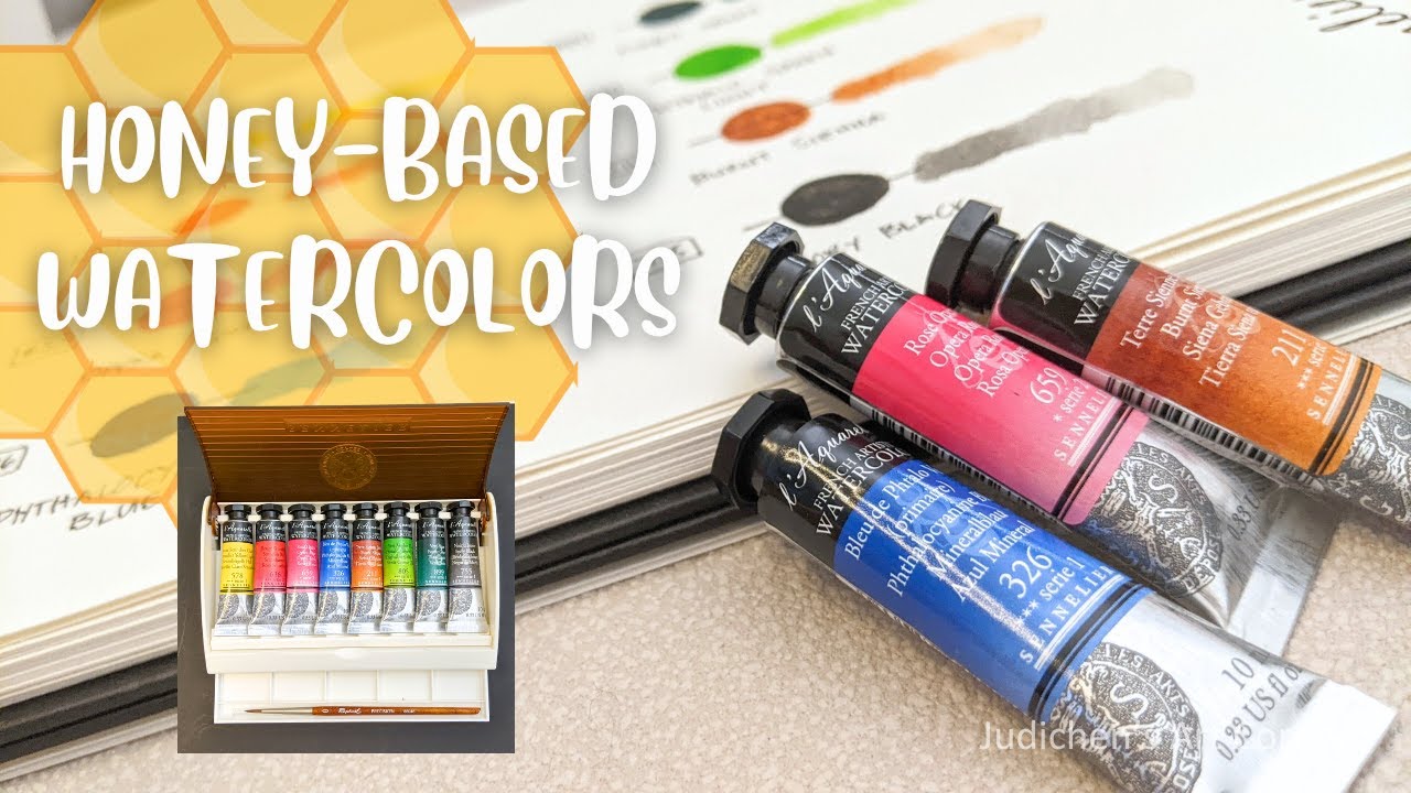Honey-Based Watercolors Quick UNBOXING SWATCH VIDEO
