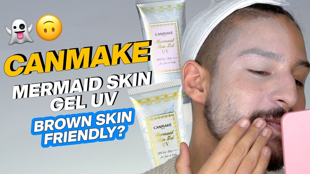 Canmake Mermaid Skin Gel UV (Clear vs. White) SPF 50+ PA++++ Review | Ramon Recommended