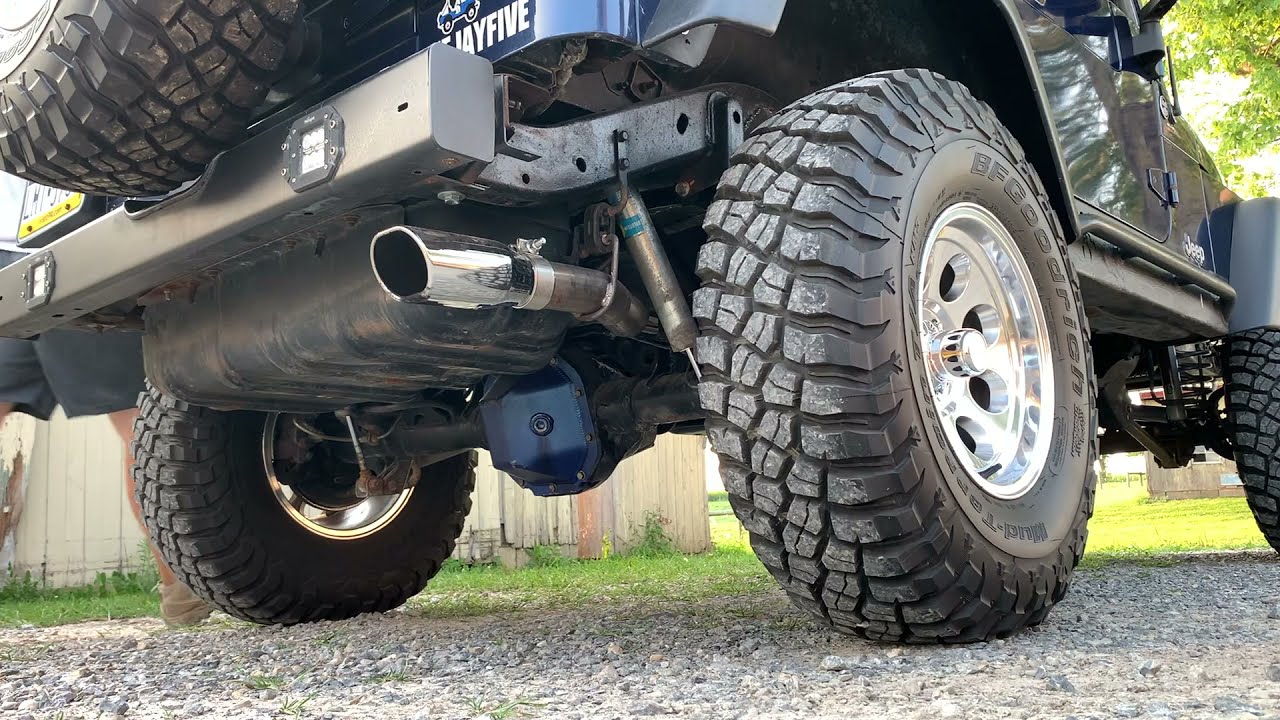 JEEP 4.0 BANKS Оглушительный звук выхлопа!