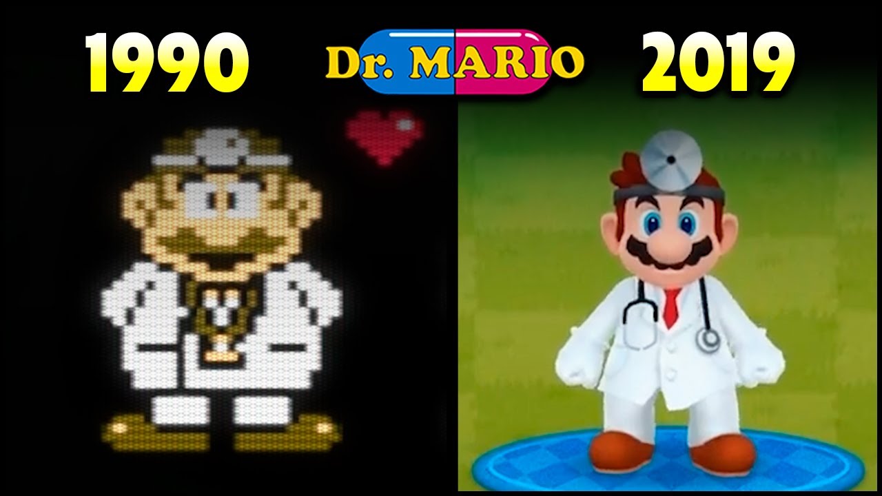 Evolution of Dr. Mario Games (1990 - 2019) - 13 Games