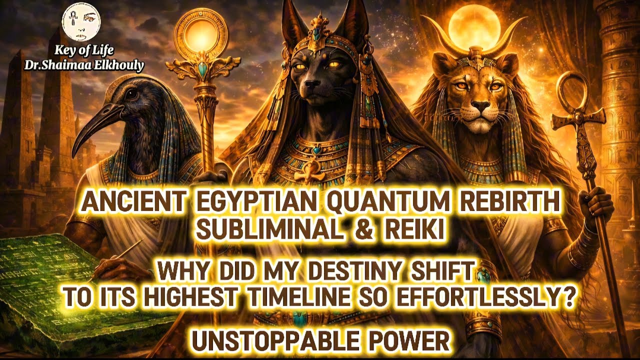 Ancient Egyptian Quantum Rebirth Subliminal& Reiki|Why Did My Destiny Shift to Its Highest Timeline?