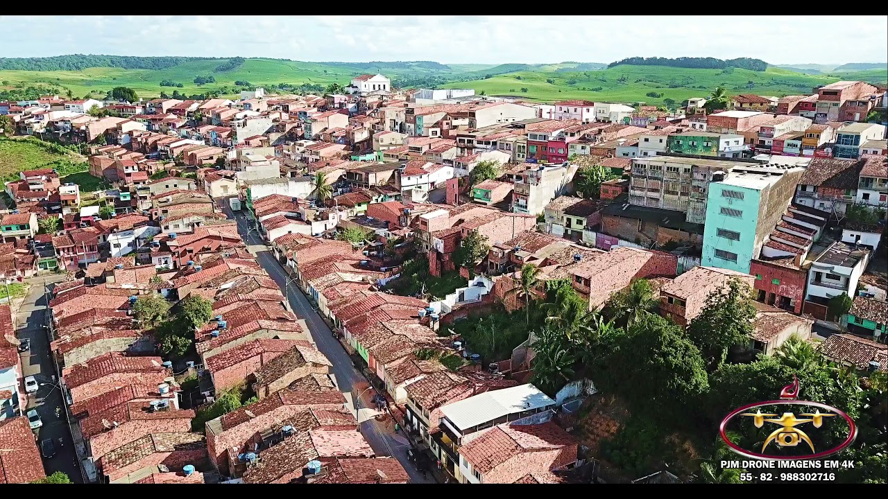 Porto Calvo - Alagoas Brasil - visto de cima em 4K - Dji Mavic Pro