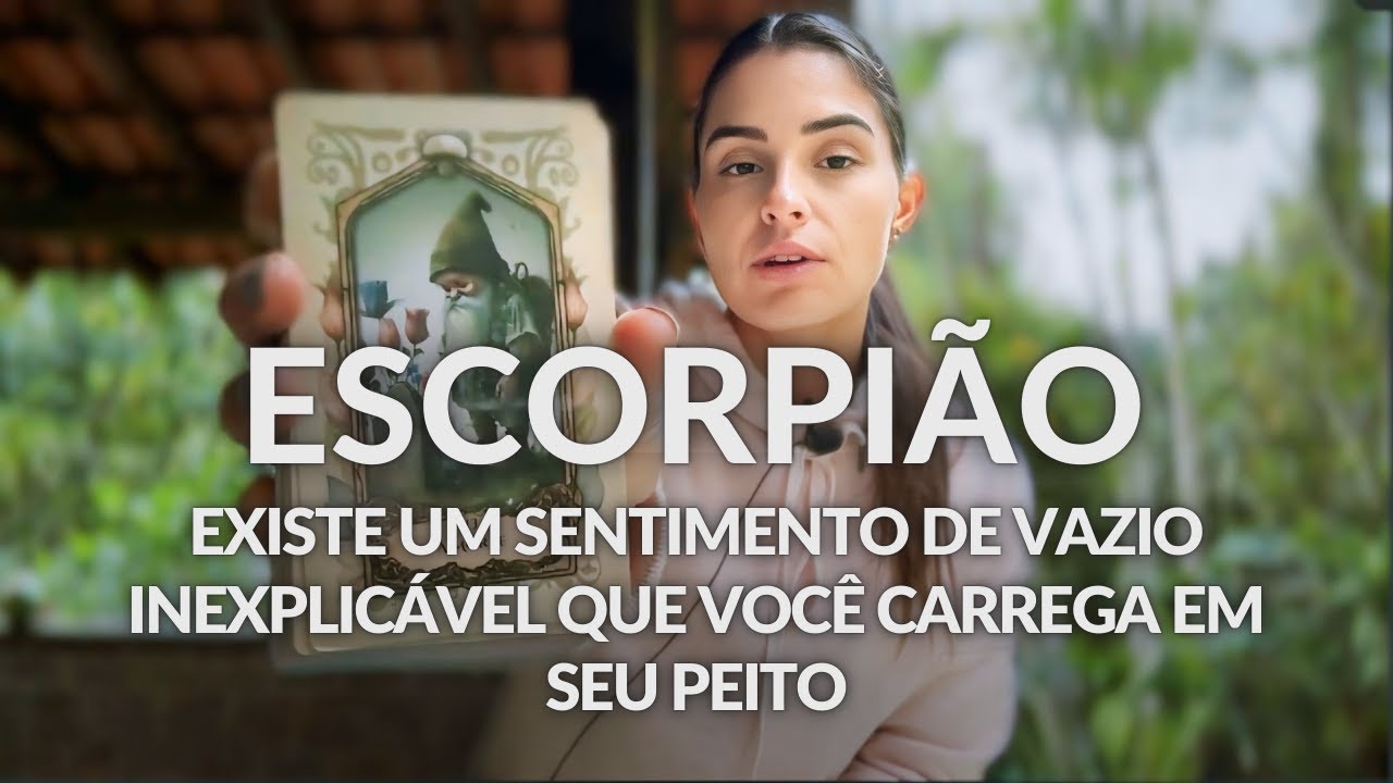 ESCORPIÃO ♏️: VOCÊ DESENVOLVEU TUDO DENTRO DE VOCÊ MAS SÓ ESQUECEU DE OLHAR PARA UMA COISA.