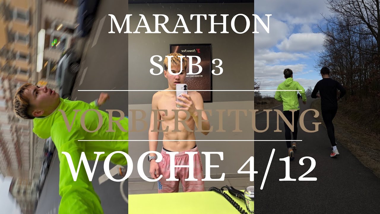 MARATHON SUB 3 - Vorbereitung Woche 4/12 