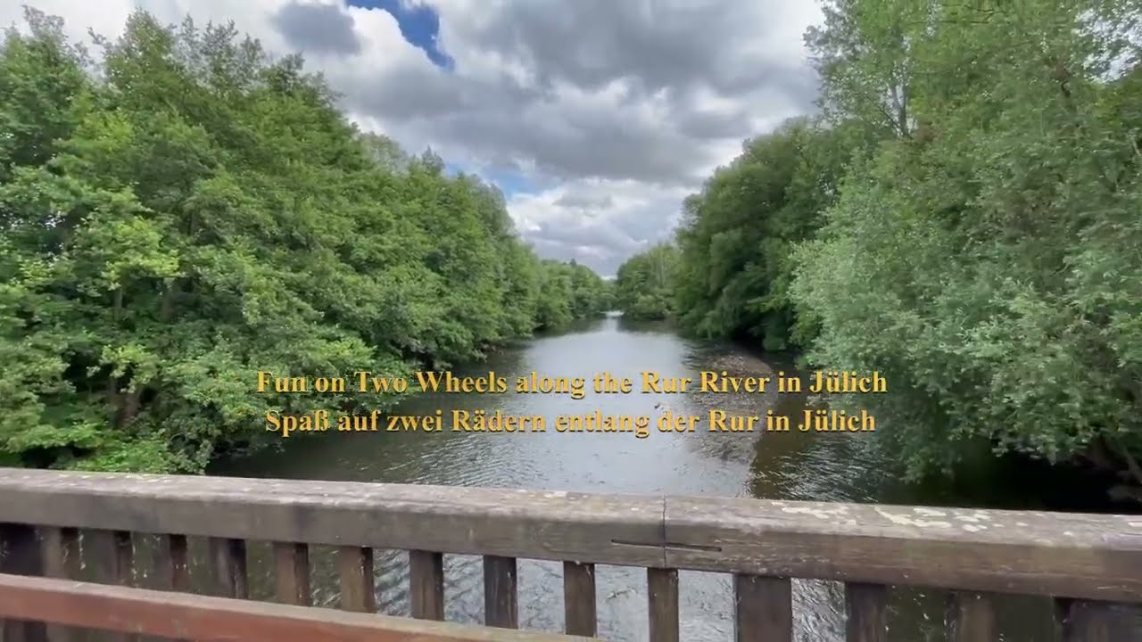 Biking the Bank of Rur River in J&uuml;lich!