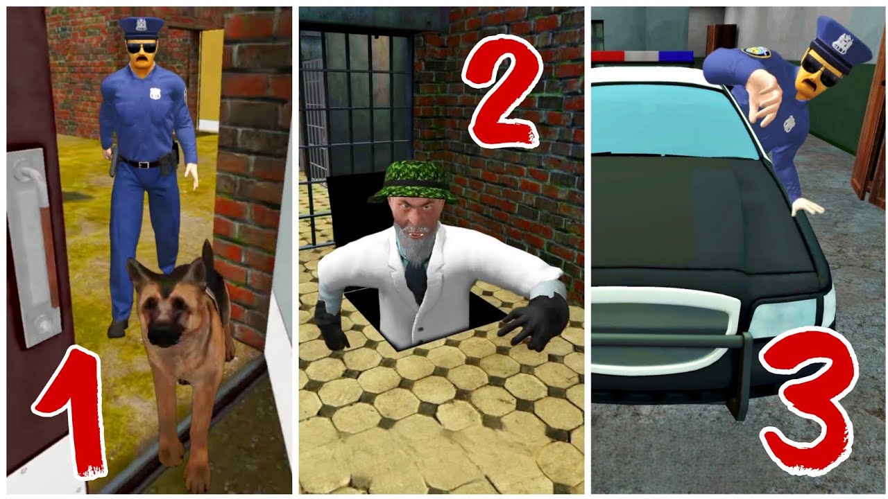 Schoolboy Prison Escape - All 3 Endings (Car+Basement+Yard)