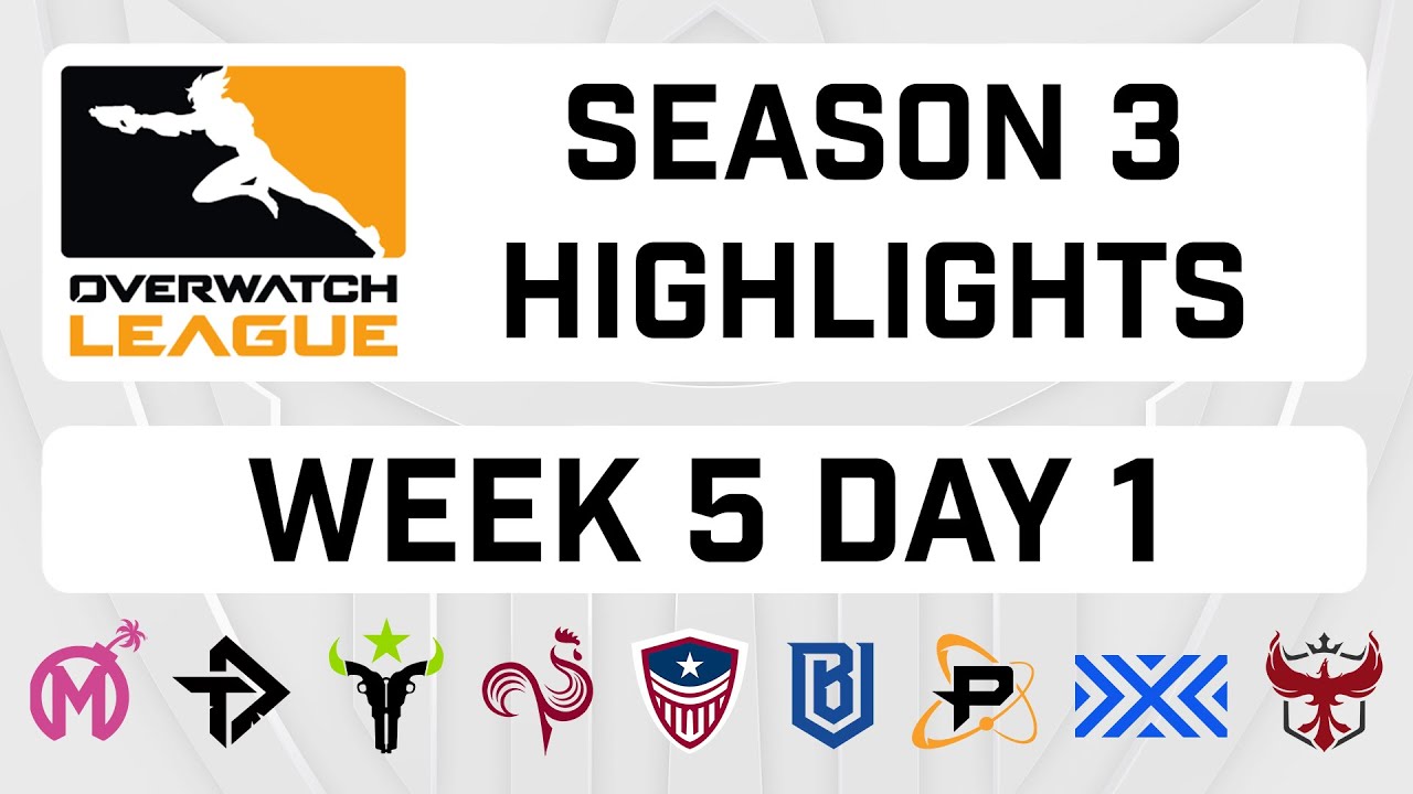 Overwatch League Season 3 Week 5 Day 1 Highlights