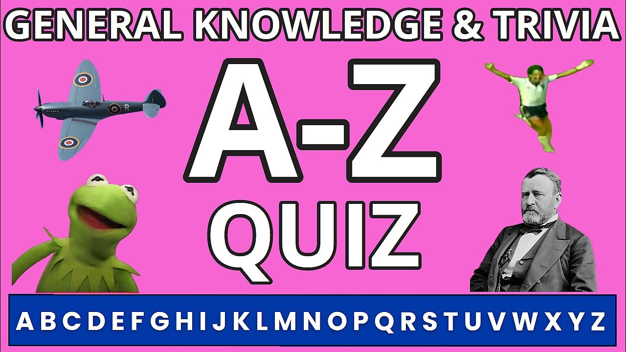 A to Z Trivia Quiz for Adults and Seniors | Test Your Brain!