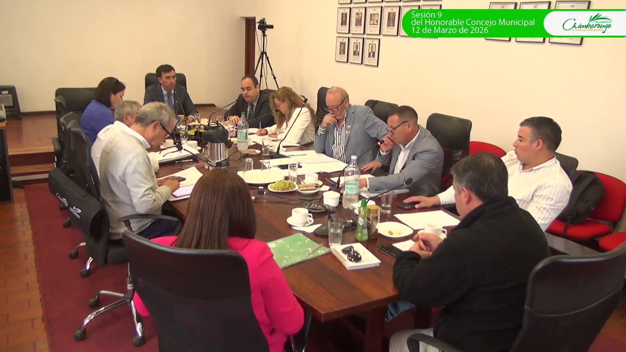 Sesión 9 del Honorable Concejo Municipal