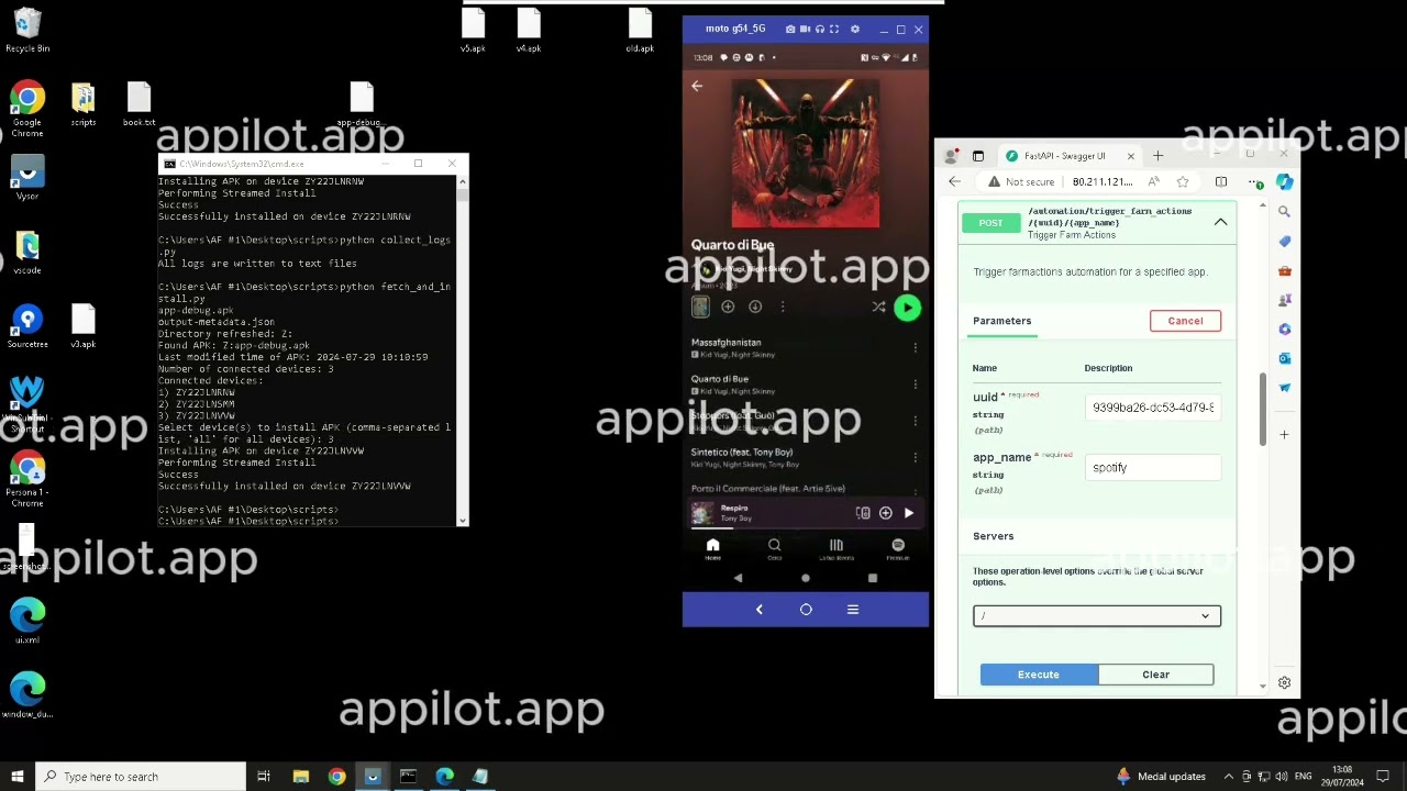 Spotify Mobile Automation Bot for Streaming | Spotify Automation Bot