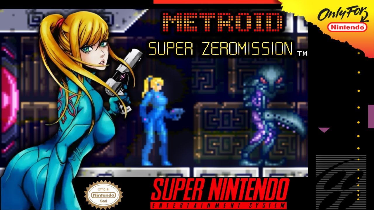 Metroid: Super Zero Mission + Zero Suit Samus | SM Hack [SNES]