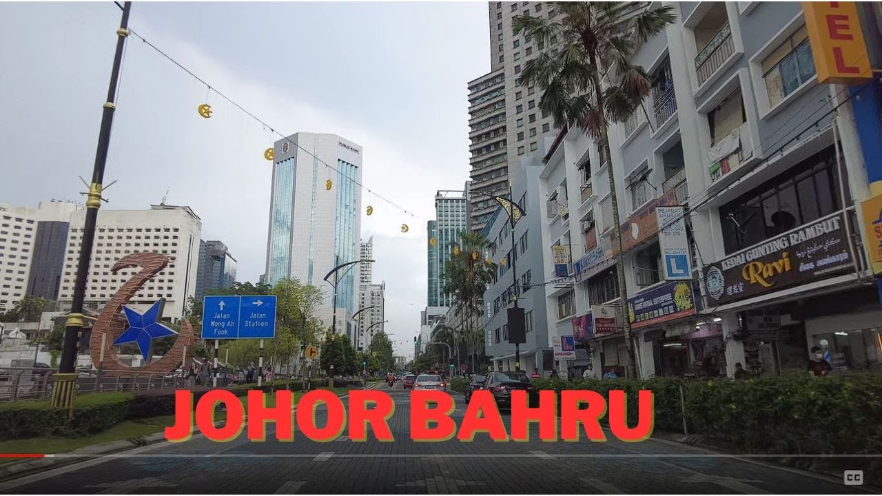 Malaysia Adventure: Navigating Johor Bahru's Rush Hour Traffic in 2023 - 4K