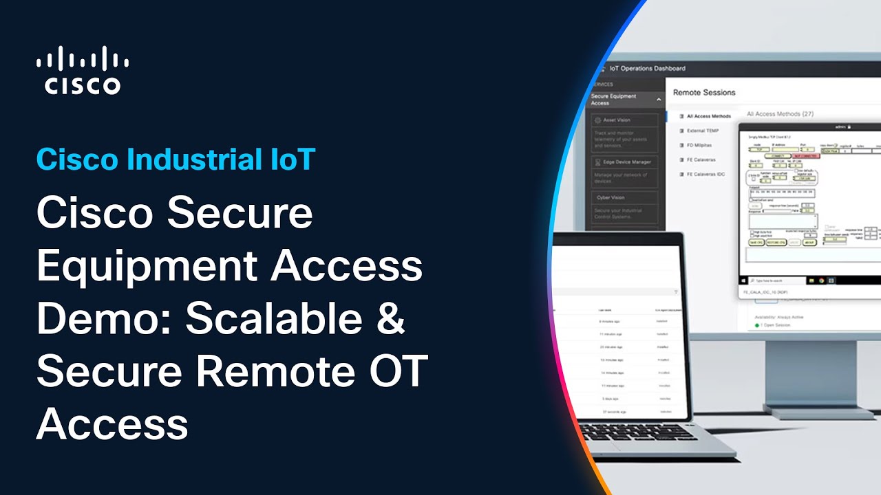 Cisco Secure Equipment Access Demo: Scalable & Secure Remote OT Access