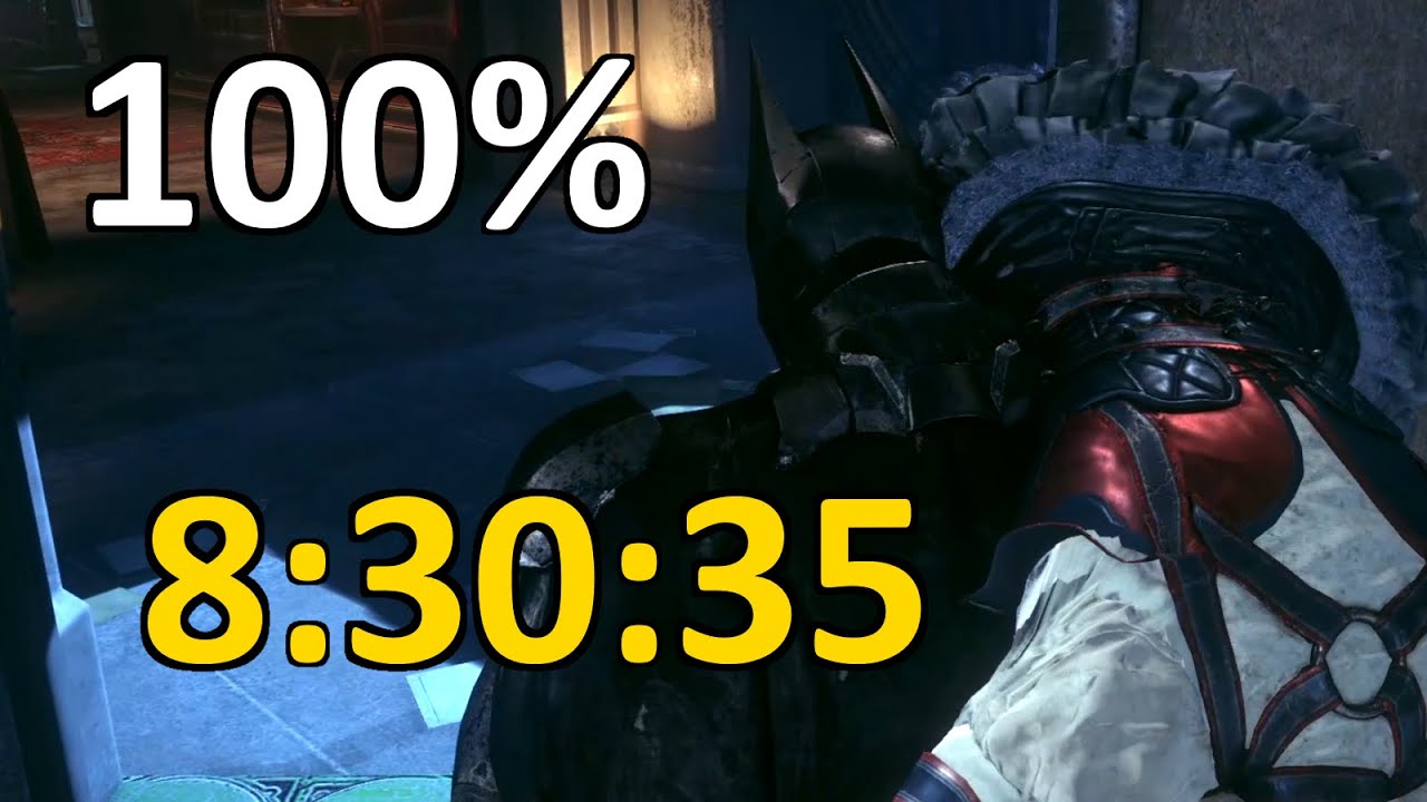 Batman: Arkham Knight Speedrun (100%) in 8:30:35