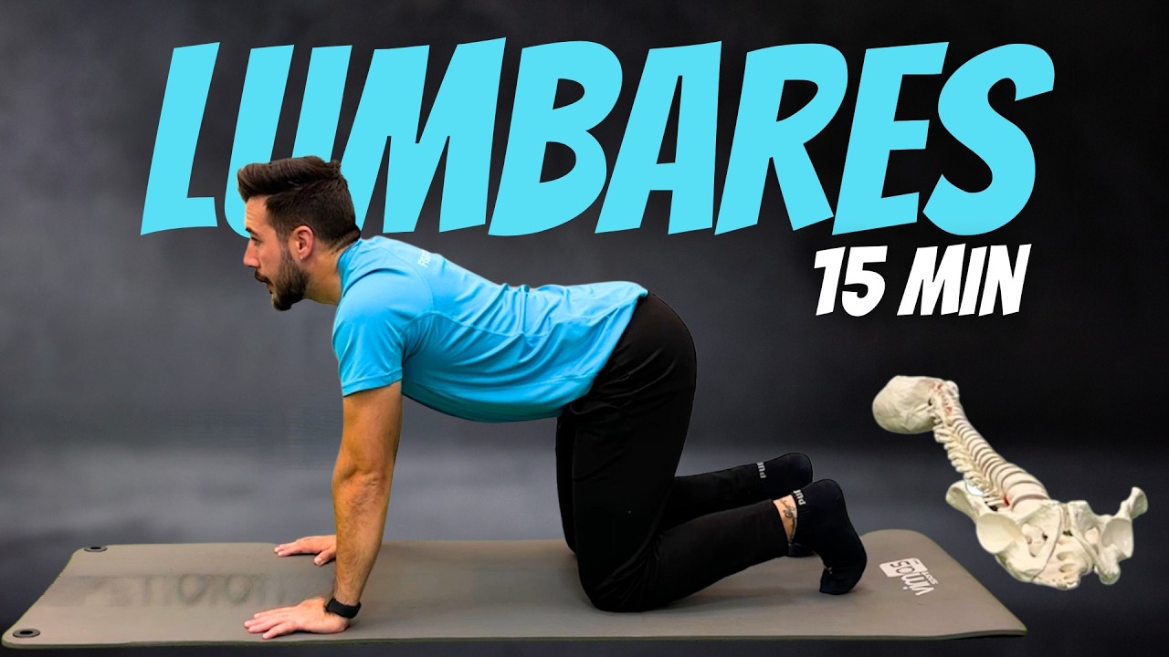 Cómo ALIVIAR el DOLOR LUMBAR 😣 | Ejercicios Fáciles en Casa