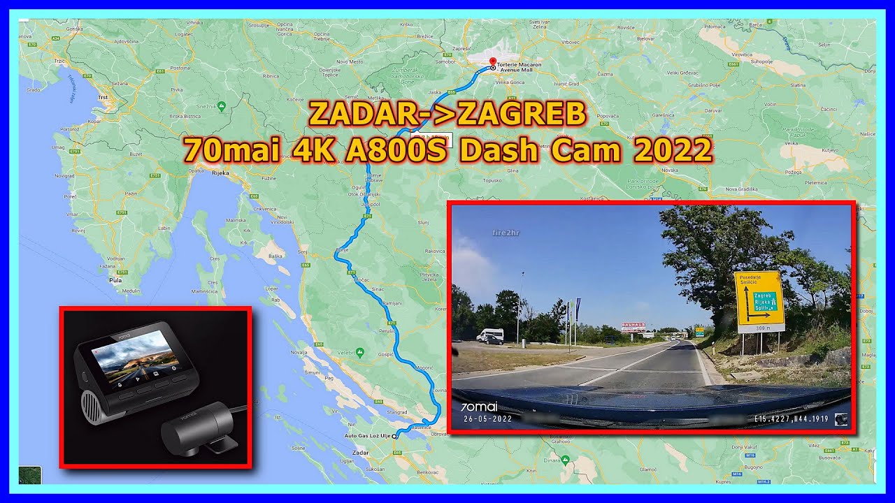 🚗📹ZADAR➡️➡️ZAGREB (26.05.2022.)