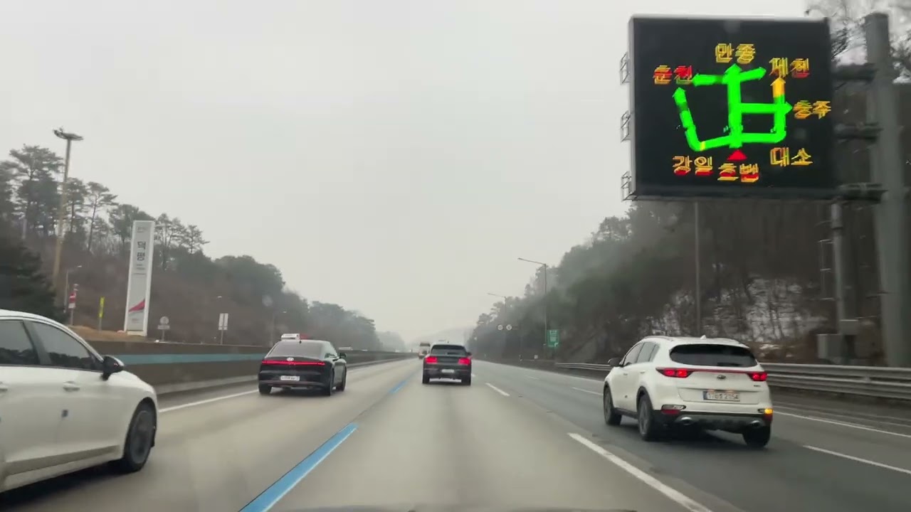 영동고속도로 양지 - 이천 드라이브 영상  south korea roads