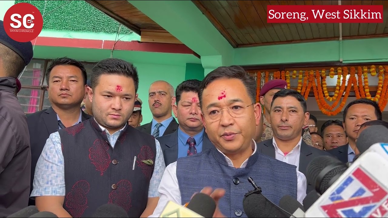 Chief Minister PS Tamang inaugurated District Administrative Centre of Soreng in West Sikkim