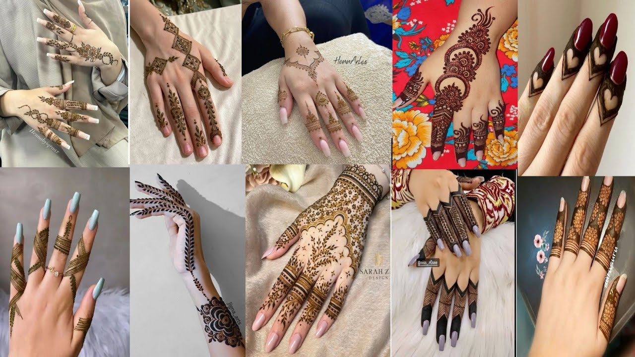 Latest Finger Mehndi Ideas 2025 | Simple & Elegant Finger Mehndi Designs for Women
