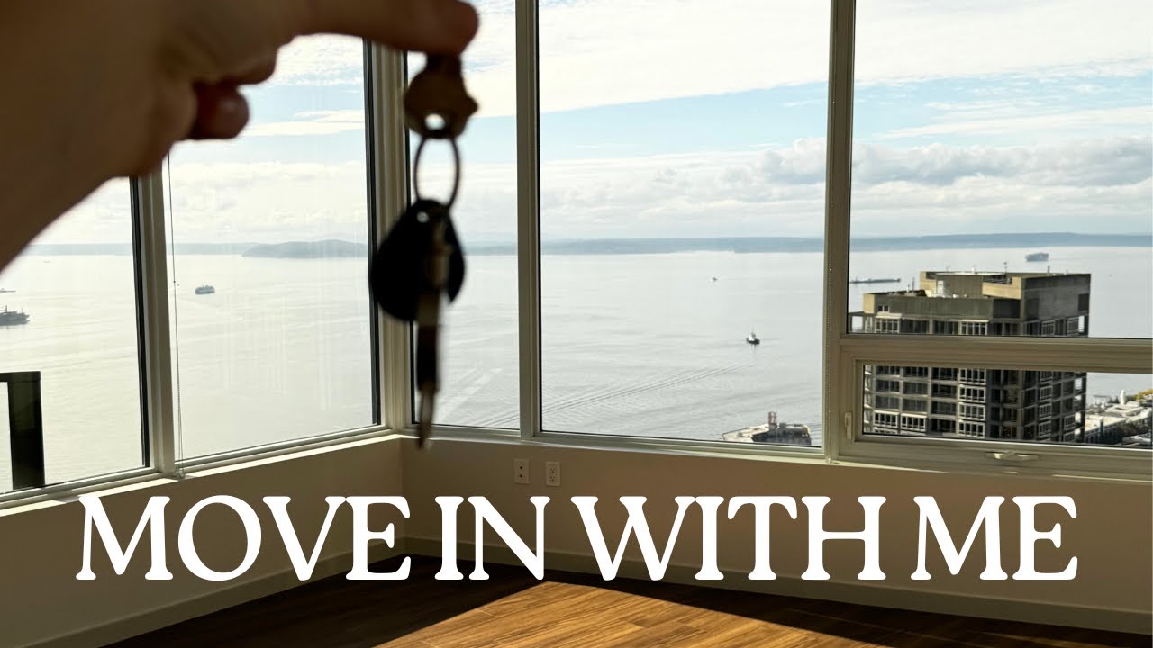 MOVE IN WITH ME | Chatty unpacking, organizing and welcoming our cat to his new home in Seattle!