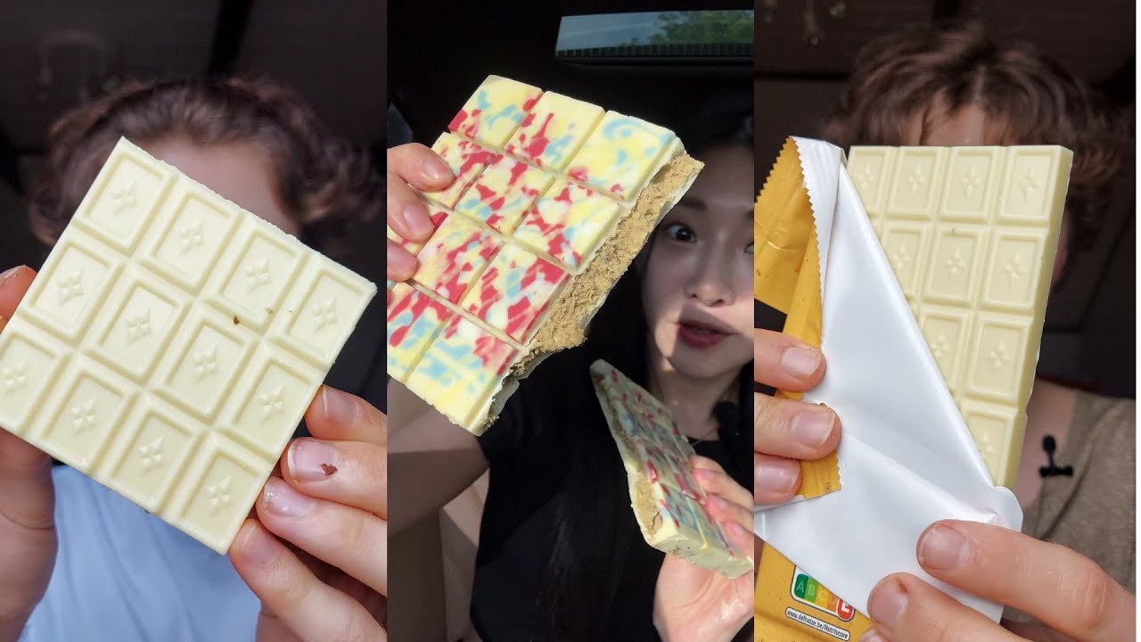 TIKTOK WHITE CHOCOLATE MUKBANG