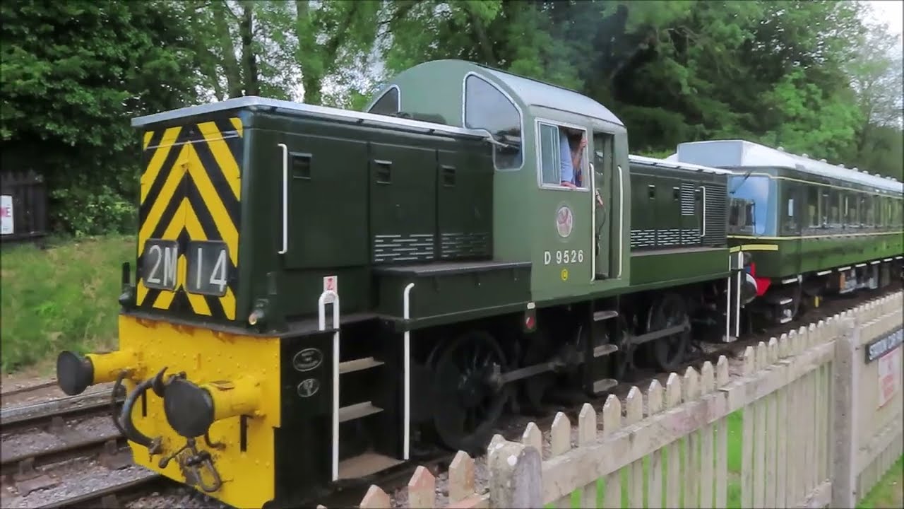 WEST SOMERSET RAILWAY SUMMER DIESEL FESTIVAL AT CROWCOMBE STATION 8 JUNE 2024