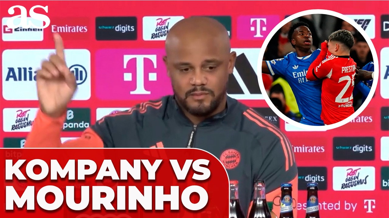 Kompany CARGA DURAMENTE contra Mourinho por el INCIDENTE RACISTA con Vinicius