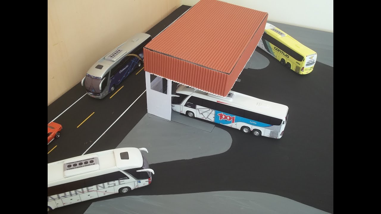 Rodoviária em miniatura
