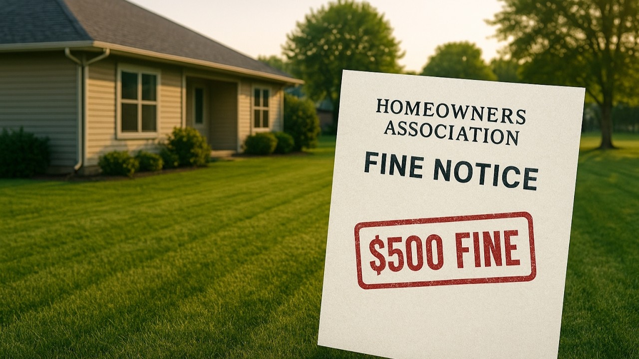 HOA Fined Me $500 for Mowing My Own Lawn — So I Called Their Bluff!