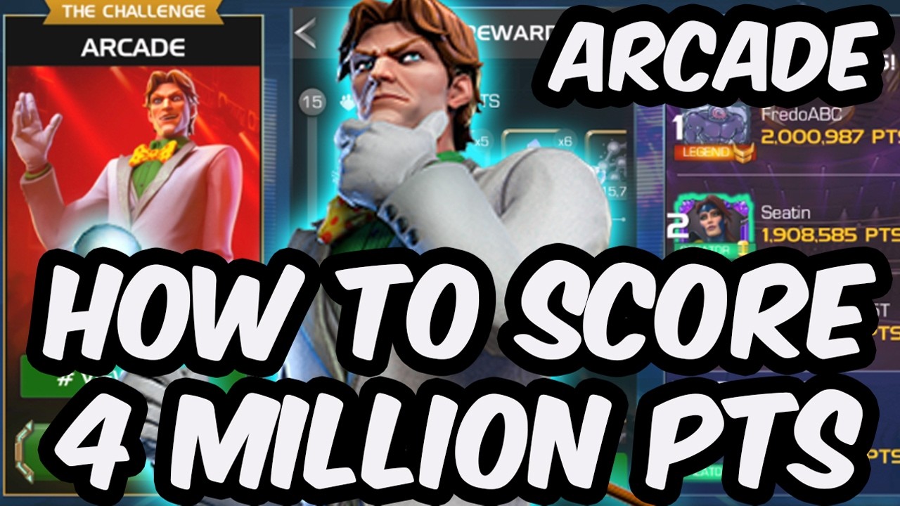 Alliance Coliseum Arcade - How To Score 4 Million+ Points NEW STRATEGY - Marvel Contest of Champions
