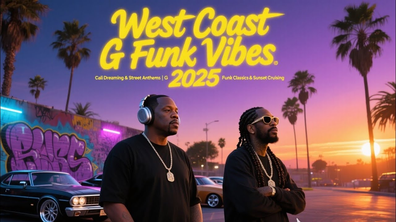 West Coast G Funk Vibes 2025 | Cali Dreamin’ & Street Anthems | G Funk Classics & Sunset Cruisin’