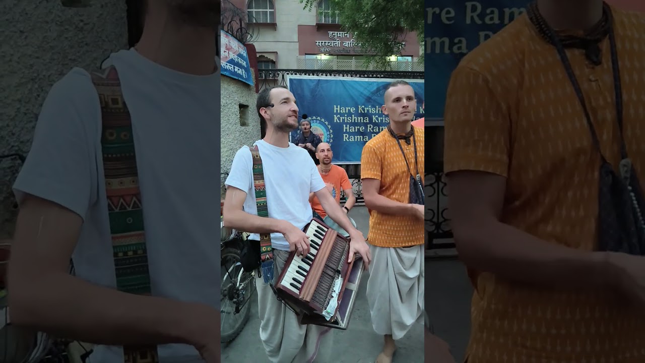 Western devotees having fun