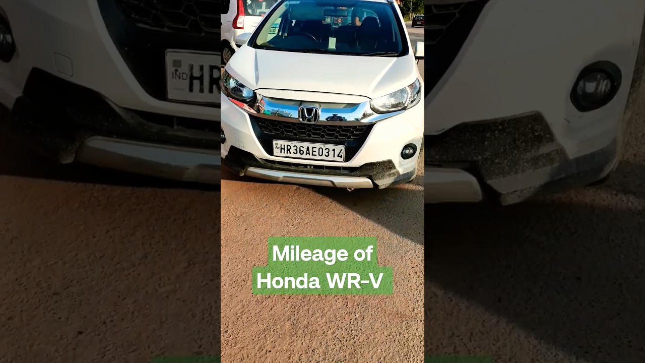 mileage of WR-V #honda #wrv #wr-v #sonet #kia #fronx #seltos #ecosport #carinfo #marutifronx #brezza