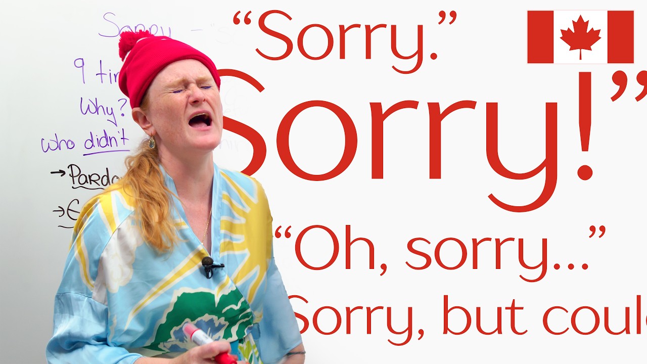 SORRY! Why Canadians say “sorry” so much