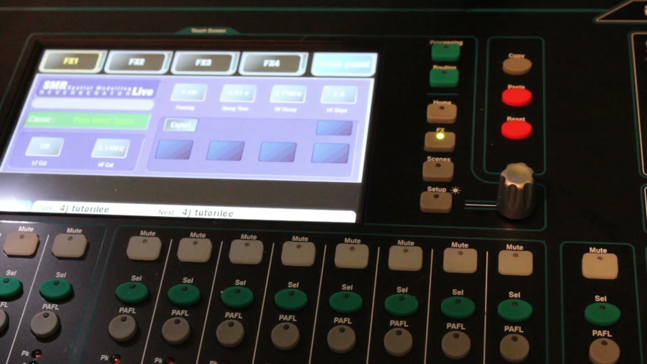 como Agregar Reverb Y Delay A Una Voz Allen&heath Q32