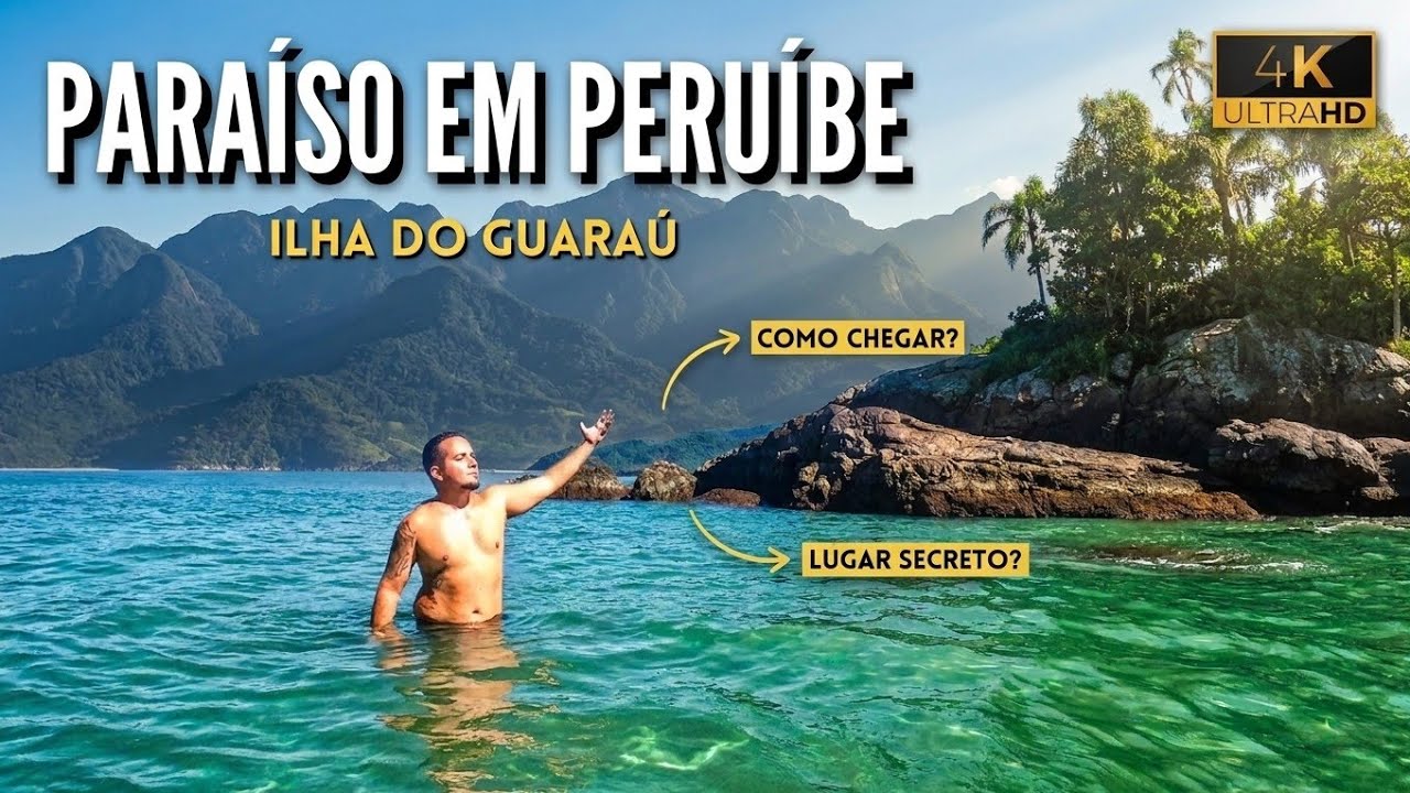 CONHEÇA A ILHA DO GUARAÚ EM PERUÍBE - COMO CHEGAR?