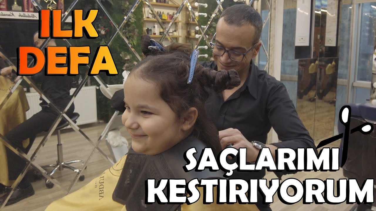 KUAFÖR VLOG - İlk Defa Saçımı Kestiriyorum !!