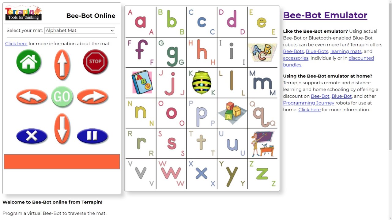 A BeeBot használata - Hasznos weboldalak, egyedi pálya készítése