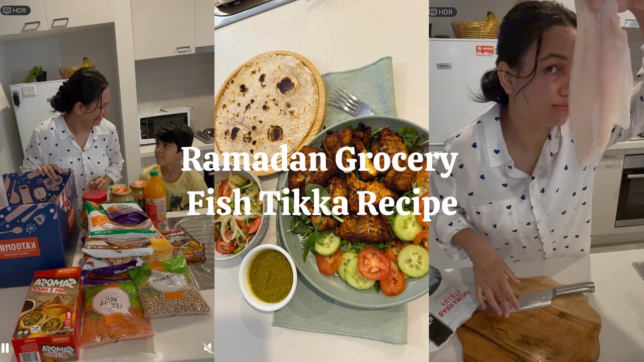 Ramadan Preparation 2025 frozen items/ Grocery Haul Fish Tikka Recipe