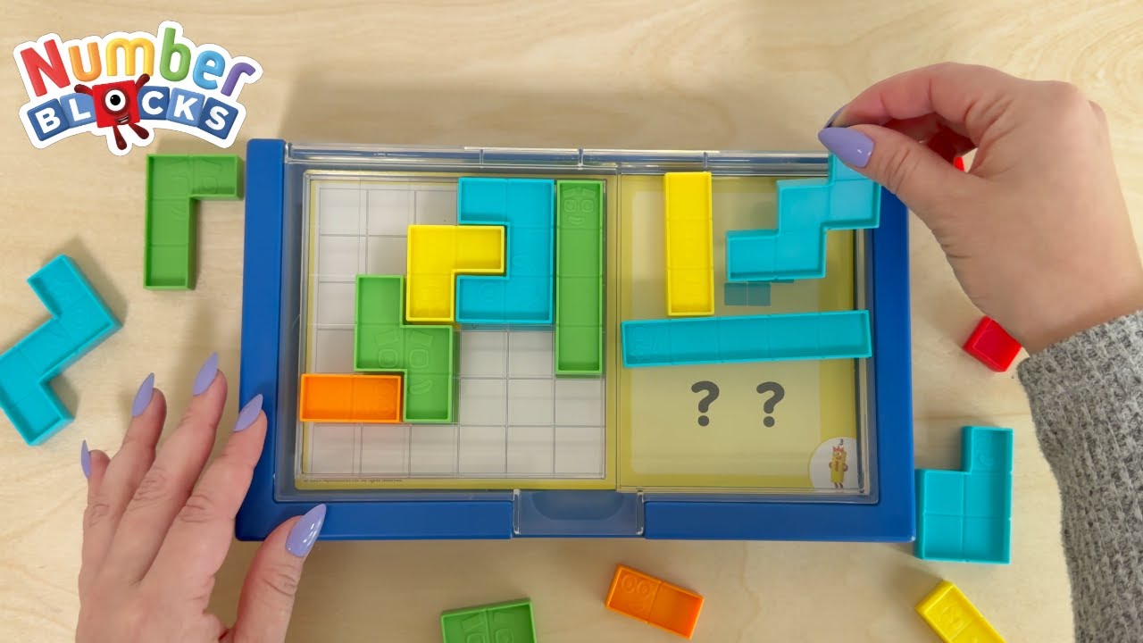 ASMR Numberblocks Puzzle Solver | No Talking (Oddly Satisfying) hand2mind