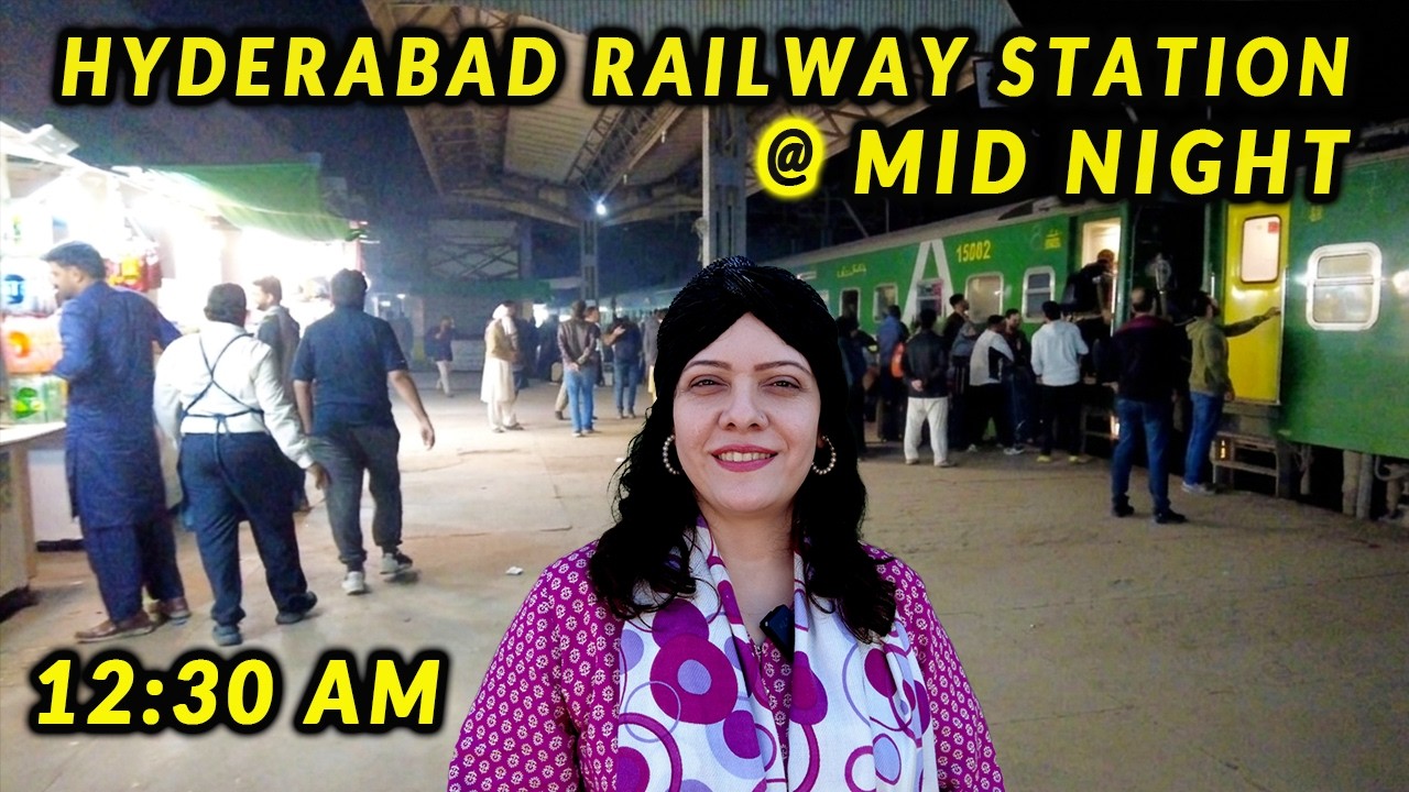 Hyderabad Railway Station At Mid Night 2026 l Pakistan Railways