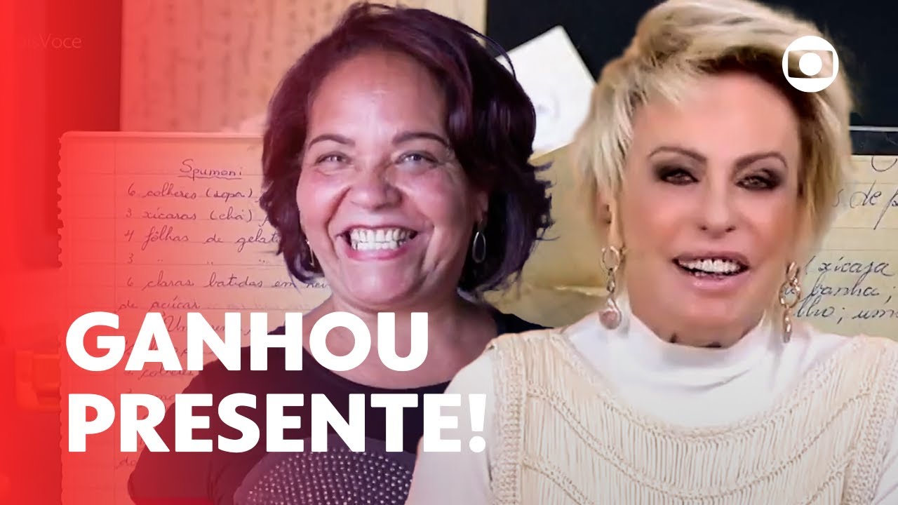 Ana Maria ganha surpresa de fã do Mais Você!❣️ | Mais Você | TV Globo