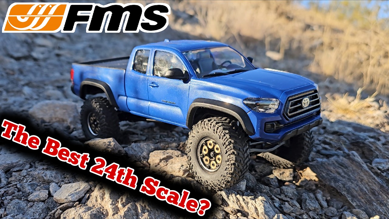 Лицензированный радиоуправляемый внедорожник Toyota Tacoma FMS FCX24M.