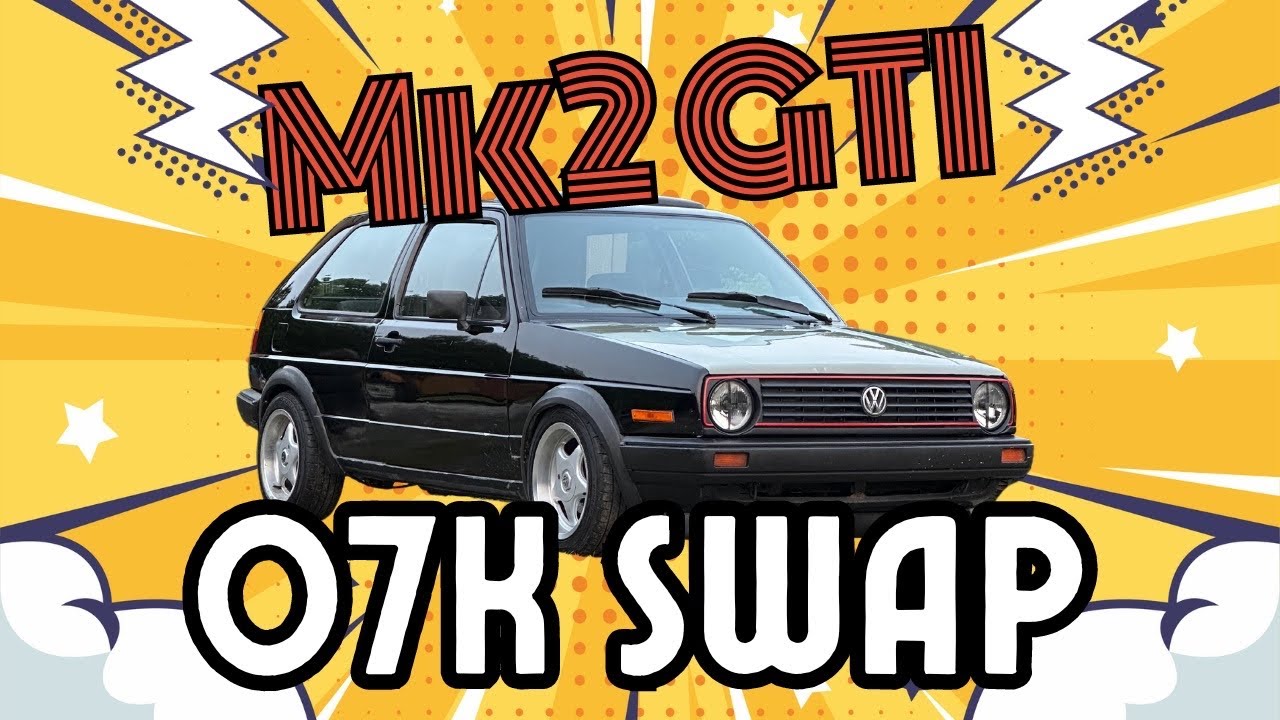 Installing an 02j onto an 07k. Mk2 GTI 5 CYLINDER SWAP