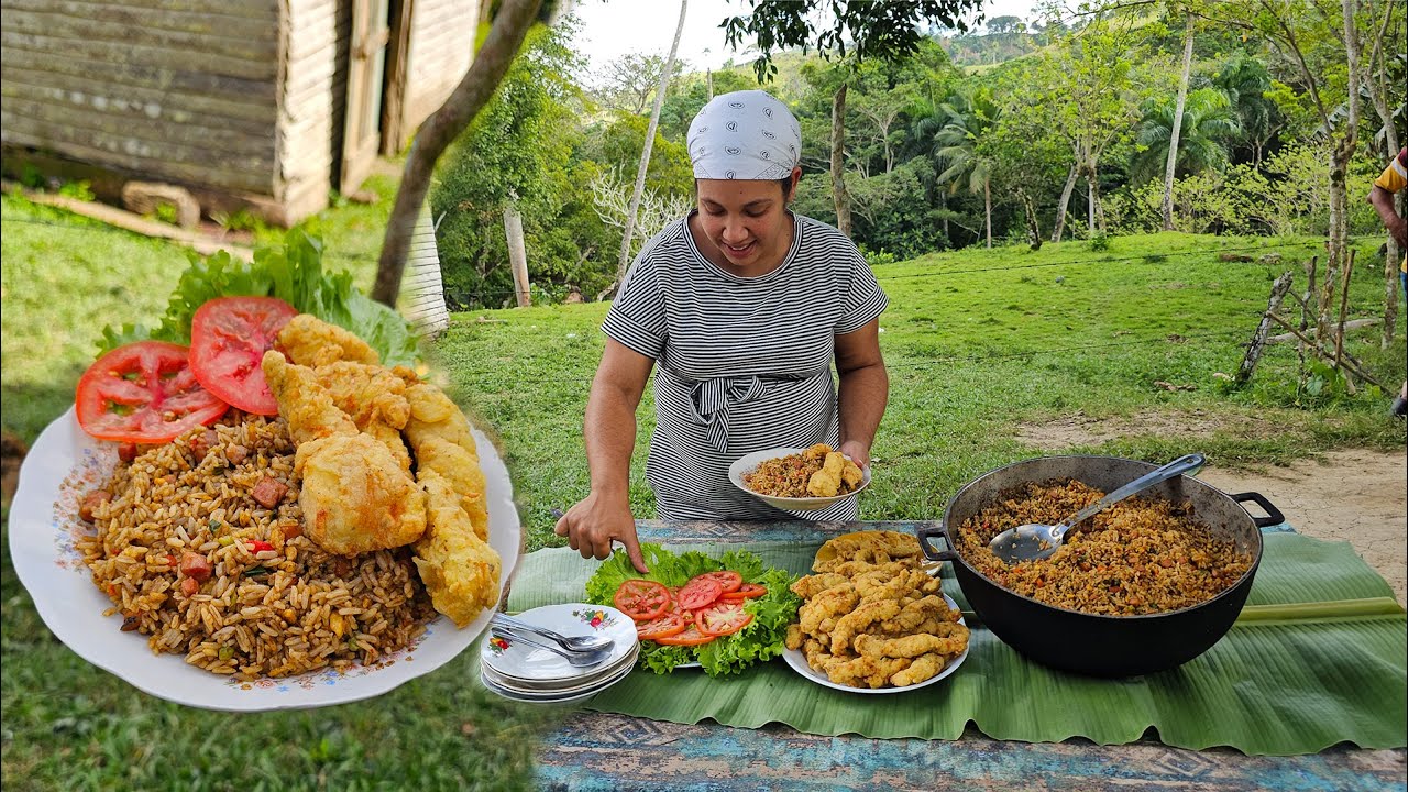 Entre Leña y Humo. COMIDA TIPICA EN LA COCINA DE BARRO. Pechurina Crujiente