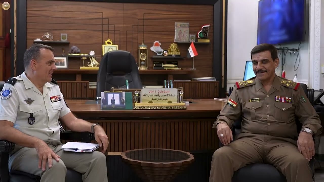 رئيس أركان الجيش يلتقي قائد بعثة حلف الناتو في العراق